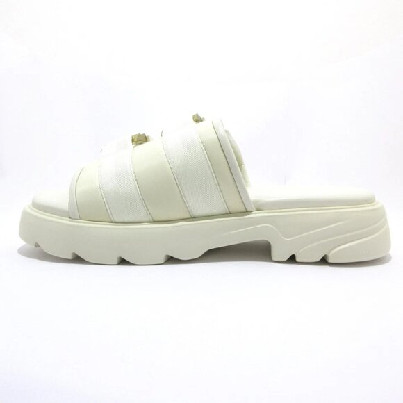 BOTTEGA VENETA FLASH Cream Gold Nylon Leather - Men's Sandals 910-081125 - Picture 4 of 10